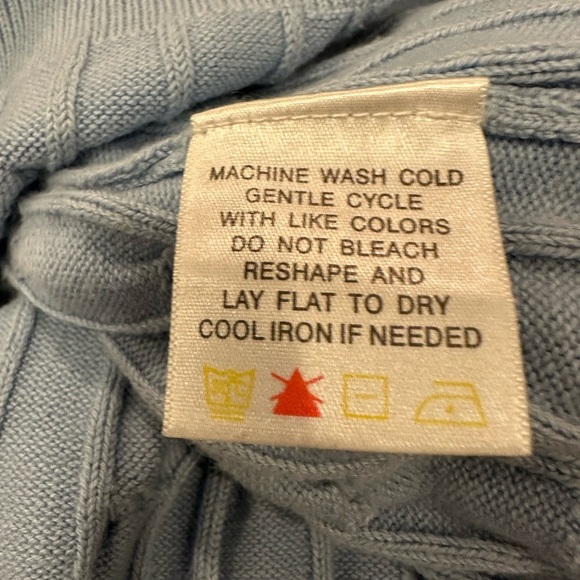 Izod C Flex Classic Cableknit Sweater Size Large - Picture 6 of 6